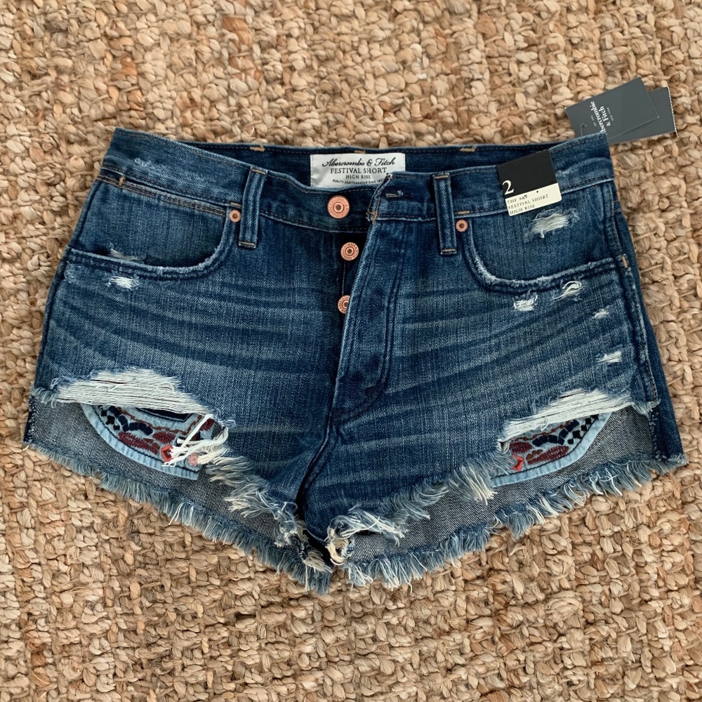 Abercrombie Festival Jean Shorts